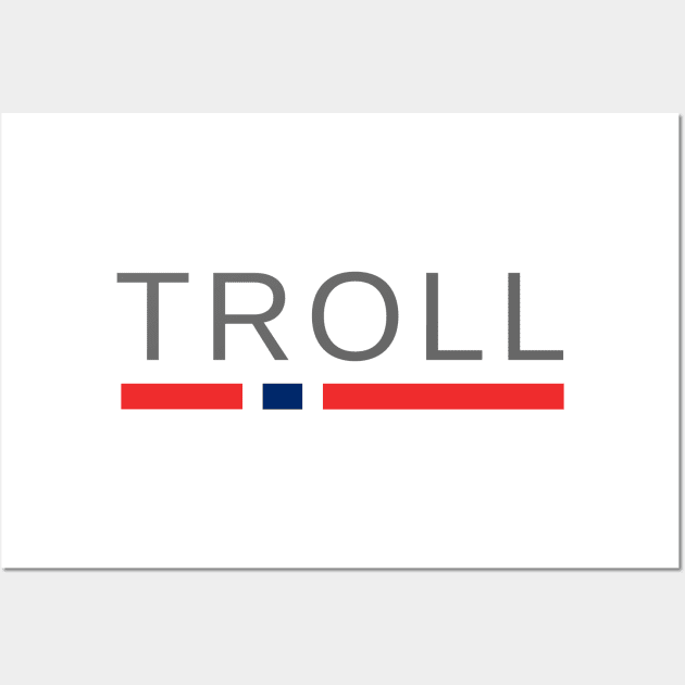 Troll Norway Wall Art by tshirtsnorway